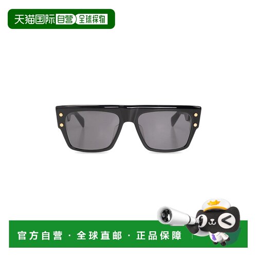 1h可退 香港直邮BALMAIN 女士太阳镜 BPS116A5600 SS2026 黑色 ‘
