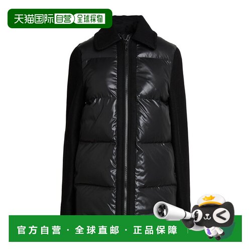 1h可退 香港直邮moschino 爱莫斯奇诺 女士 Shell 夹克 black黑色