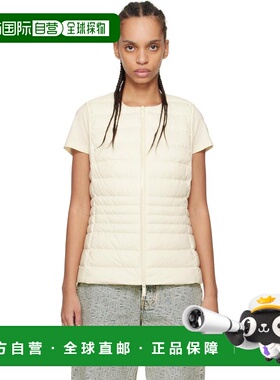 1h可退 香港直邮Moncler 盟可睐 女士 白色 Irigny 羽绒马甲 K109