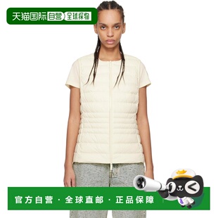 1h可退 香港直邮Moncler 盟可睐 女士 白色 Irigny 羽绒马甲 K109