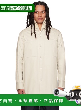 香港直邮Jil Sander 吉尔 桑达 男士 灰色口袋衬衫 J22DL0106J451