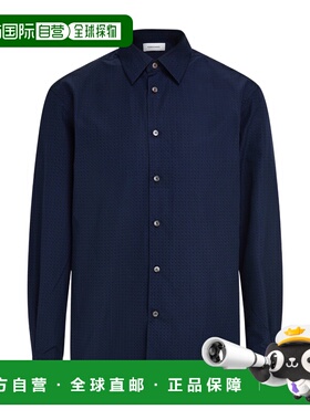 香港直邮Salvatore Ferragamo 棉质府绸衬衫 144833