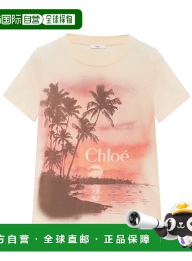 香港直邮Chloe 圆领短袖T恤 CH25AJH08169