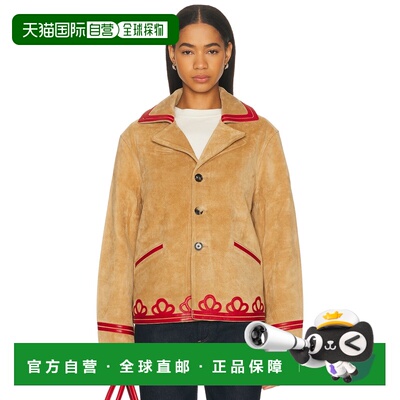香港直邮Bode 女士 Trefoil 夹克 MRS24OW016 brown棕色 舒适时尚