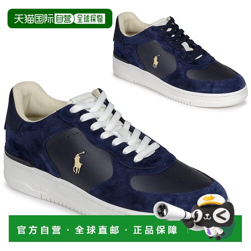 欧洲直邮Polo Ralph Lauren拉夫劳伦男鞋低帮板鞋MASTERS COURT