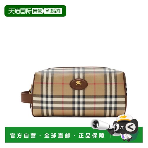 1h可退 香港直邮BURBERRY/博柏利 男士 格纹手拿包 26FW