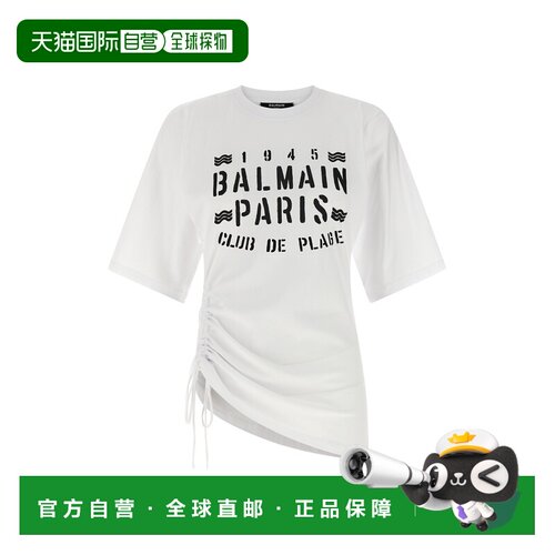香港直邮Balmain 巴尔曼 女士 ' Club' T恤 GF0EH035BD55