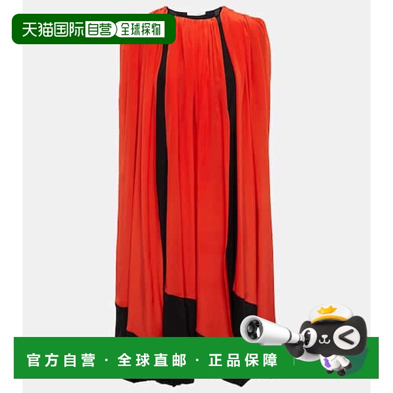 香港直邮The Row 女士 Althea 真丝长款上衣 red红色 舒适时尚