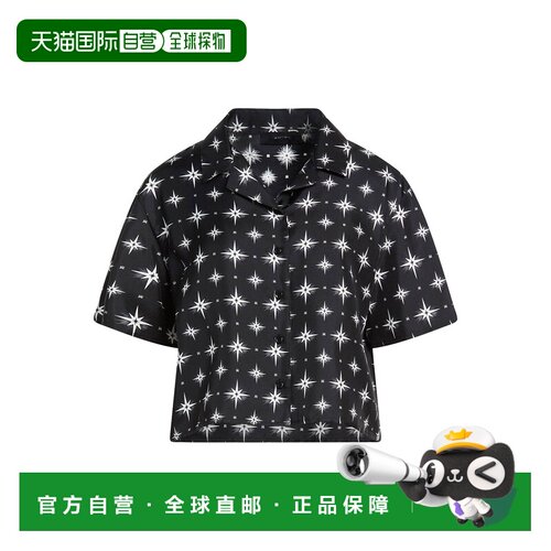 香港直邮AMIRI 女士 Blouses 真丝衬衫 black黑色 舒适时尚