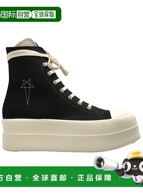 香港直邮Rick Owens Drkshdw 圆头高帮休闲鞋 DU01E3831DOEM9