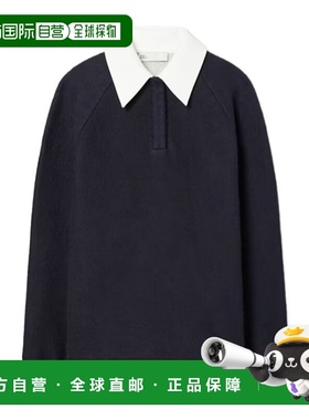 1h可退 香港直邮Tory Burch 羊毛橄榄球POLO衫 178399上衣女装