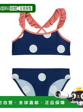 欧洲直邮Petit Bateau 小帆船 女孩 BIVOLA 比基尼 蓝色