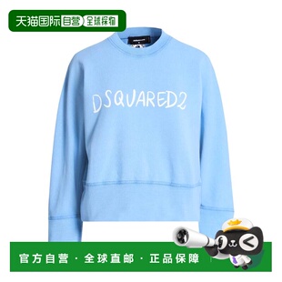 二次方 舒适时尚 女士 blue蓝色 卫衣 香港直邮Dsquared2