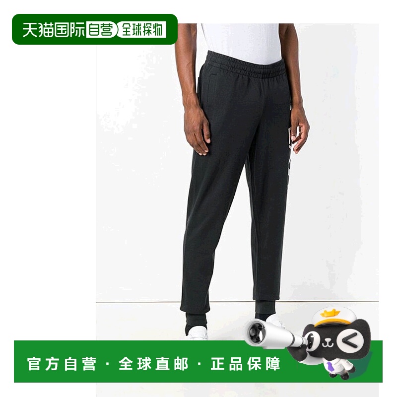 香港直邮EA7 Emporio Armani 黑色徽标印花运动裤 8NPPC1PJ05Z