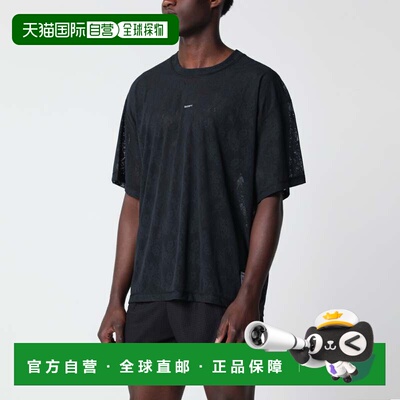 1h可退 香港直邮Satisfy 男士 SpaceLace 黑色T恤 11084NY00001