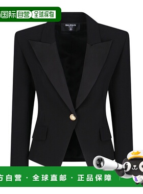 1h可退 香港直邮Balmain 巴尔曼 女士 单排扣西装外套 DF1SE059VB
