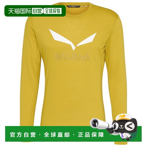 香港直邮SALEWA 男士户外T恤 0166289OLIVEOIL CO【付后1h可退】