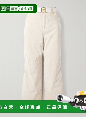 1h可退 香港直邮bogner 博格纳 女士 Belted panelled corduroy,
