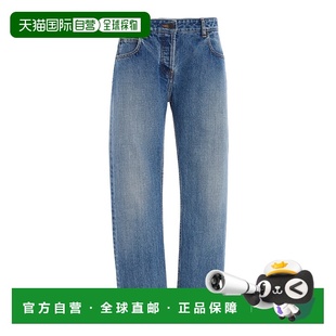 1h可退 香港直邮The Row 女士 Riaco 硬质中腰直筒牛仔裤直筒裤