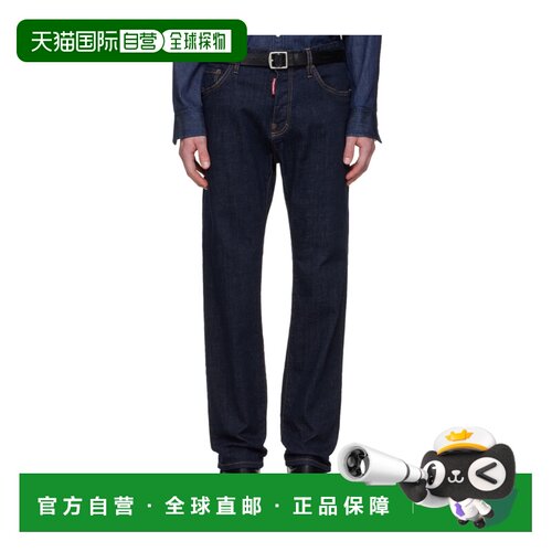香港直邮DSQUARED2 男士牛仔裤 S74LB1894S30664NAVYBLUE SS2026