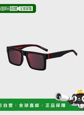 自营欧洲直邮HUGO BOSS雨果HUGO RED带有标志性红色细节的黑色太