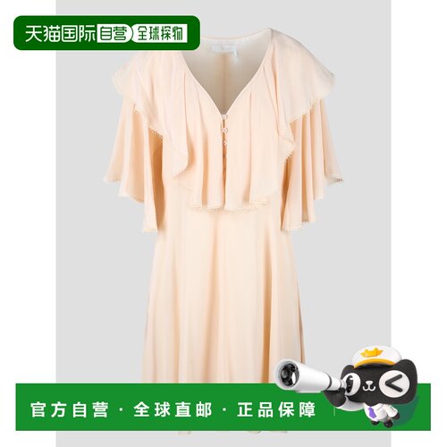 香港直邮Chloe 蔻依 女士 rouches 连衣裙 18SRO2518S004NR6C5