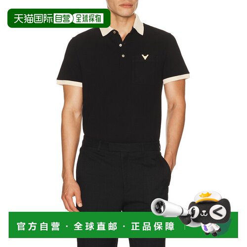 美国直邮valentino 华伦天奴 男士 Vgold Polo 毛线衫 8V0MH01KBG
