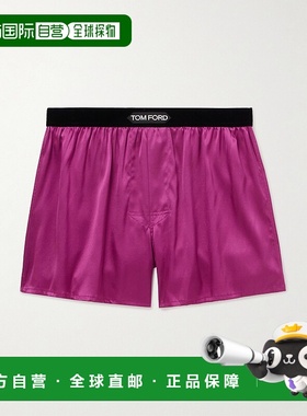 Tom Ford 汤姆 福特 男士 弹力真丝缎面四角裤 T4LE41016
