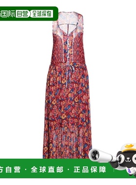 1h可退 香港直邮ISABEL MARANT 女士 长款连衣裙 red红色 舒适时