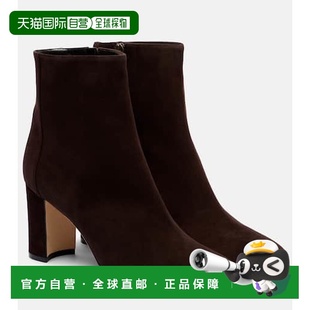 伯拉尼克 莫罗 女士 Rosie 绒面革短 香港直邮MANOLO BLAHNIK