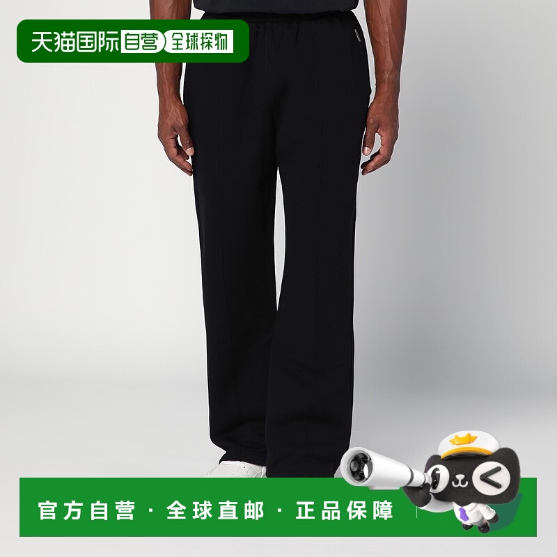 1h可退 香港直邮Represent 男士 黑色棉质慢跑者长裤 INM4672CO00