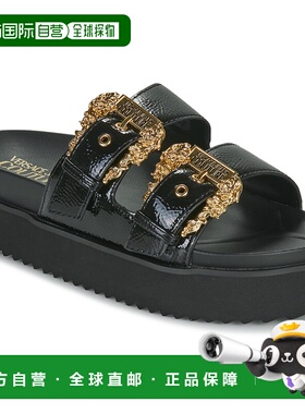 欧洲直邮Versace Jeans Couture 女士 74VA3SM1 凉鞋 黑色