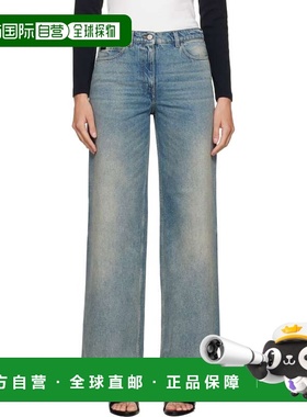 1h可退 香港直邮Courreges 女士 蓝色 Hammer Baggy 牛仔裤 VESDP