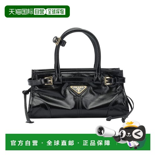 香港直邮PRADA 女士手提包 1BA4862CYRVOOMF0002 AW2026 黑色