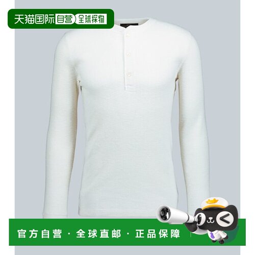 香港直邮ralph lauren rrl 拉夫 劳伦RRL 男士 亨利领长袖T恤
