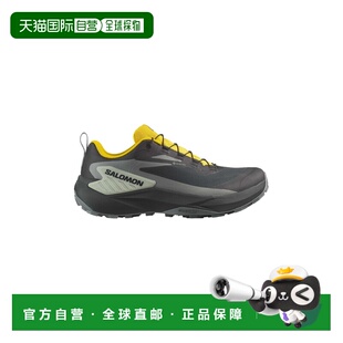 自营欧洲直邮Salomon Genesis男士黑色纺织品缓震越野跑鞋