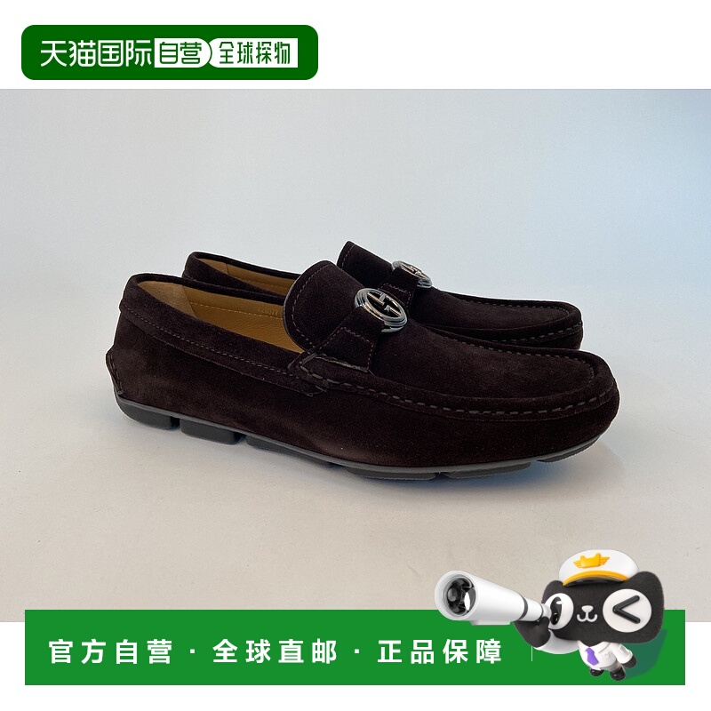 香港直邮Giorgio Armani 徽标休闲商务鞋 X2B077XAT13