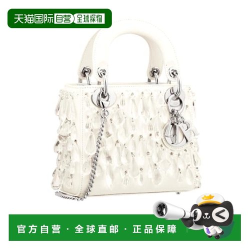 香港直邮Dior Lady Dior Mi 小羊皮手提包 M0505PGJA迪奥