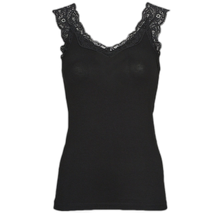 欧洲直邮Pieces 女士 PCBARBERA LACE TOP 吊带T恤 黑色内搭