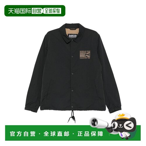 1h可退 欧洲直邮Barbour 男士户外冲锋衣 MCA1101BK11 SS2026 黑