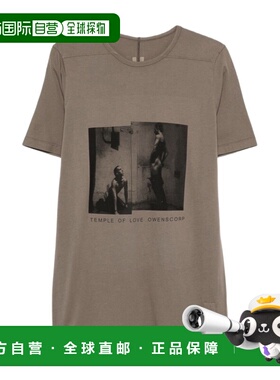 1h可退 香港直邮RICK OWENS 男士T恤 DU01F4250RNEP6P3409 SS2026