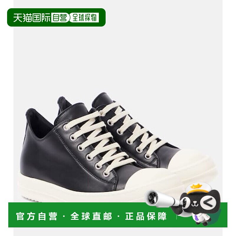 香港直邮Rick Owens Lilies 瑞克 欧文斯 女士 Sneaks 低帮皮质运
