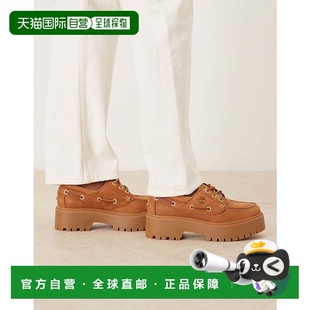 Street 女士 石头色防水台3孔棕色牛 天伯伦 香港直邮Timberland