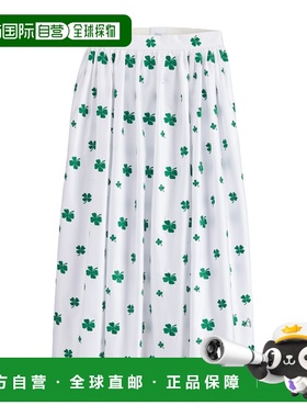 1h可退 香港直邮Dior 中长款刺绣裙 621J32A3C31