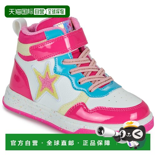 欧洲直邮Agatha Ruiz de la Prada  女孩鞋子 高帮板鞋 冬天 多彩
