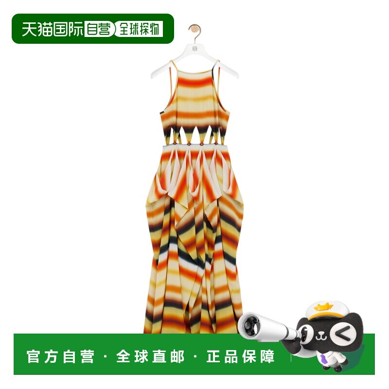 Loewe 丝绸连衣裙 S616Y09XC2吊带