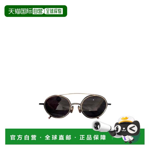 Thom Browne 哑光圆形太阳镜墨镜 TB-108-B-T-Bla【付后1h可退】