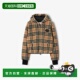 香港直邮Burberry Cropped 巴宝莉 1h可退 女士 驼色 Check Fleec