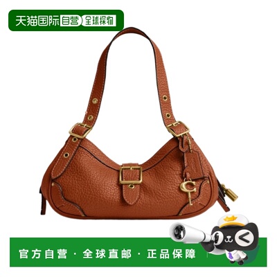 香港直邮COACH 女士斜挎包 CFM45B4YU1 AW2026 棕色 Drifter 单肩