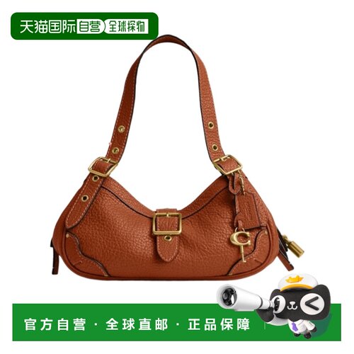 香港直邮COACH 女士斜挎包 CFM45B4YU1 AW2026 棕色 Drifter 单肩